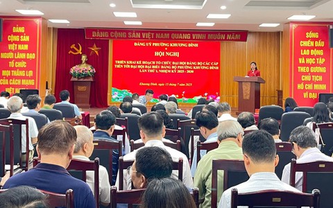 Hướng tới Đại hội đại biểu Đảng bộ phường Khương Đình lần thứ I, nhiệm kỳ 2025 - 2030