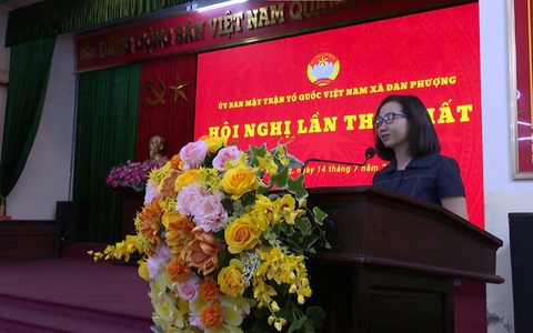 Ủy ban MTTQ Việt Nam xã Đan Phượng tổ chức Hội nghị lần thứ I