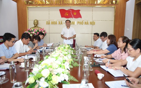 Hòa Xá triển khai công tác tuyên truyền khánh tiết phục vụ Đại hội Đảng bộ xã lần thứ I, nhiệm kỳ 2025–2030