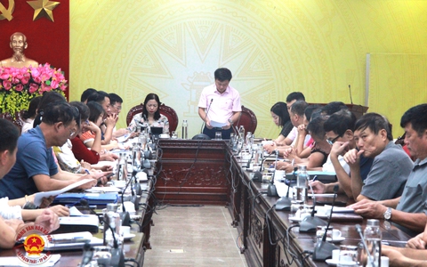 Xã Thạch Thất tổ chức hội nghị làm việc về công tác tín dụng, chính sách xã hội trên địa bàn xã