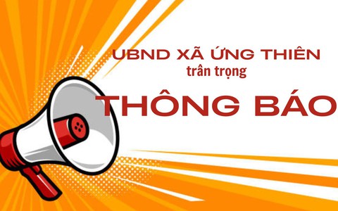 Thông báo về việc thay đổi trụ sở làm việc của Chi nhánh Văn phòng Đăng ký đất đai Hà Nội huyện Ứng Hoà