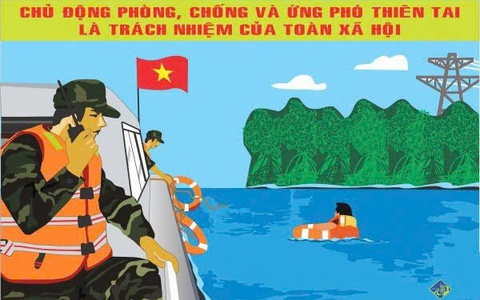 Thường trực Đảng uỷ  kiểm tra công tác Phòng chống thiên tai và TKCN năm 2025