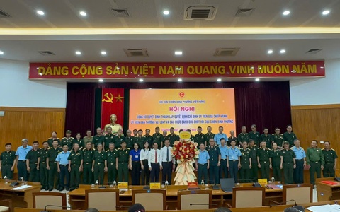 Hội CCB phường Việt Hưng tổ chức Hội nghị công bố quyết định thành lập và chỉ định các chức danh chủ chốt