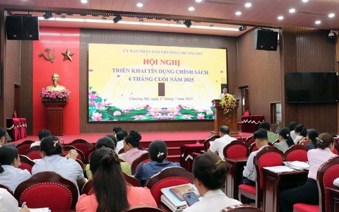 Chương Mỹ triển khai công tác tín dụng chính sách xã hội 6 tháng cuối năm 2025.