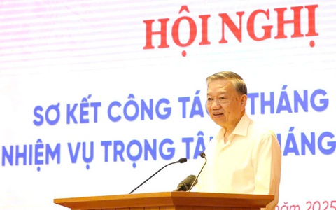 Tổng Bí thư Tô Lâm chủ trì Hội nghị sơ kết triển khai Nghị quyết số 57-NQ/TW