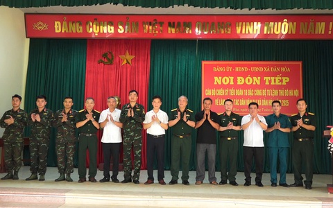 TIỂU ĐOÀN 18 ĐẶC CÔNG – BỘ TƯ LỆNH THỦ ĐÔ HÀ NỘI PHỐI HỢP XÃ DÂN HÒA TRIỂN KHAI CÔNG TÁC DÂN VẬN NĂM 2025