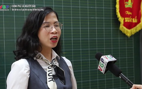Bình dân học vụ số góp phần xây dựng Việt Nam hùng cường