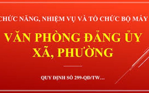 Văn phòng Đảng ủy phường Bồ Đề