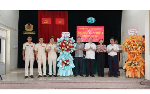 Đại hội Chi bộ Công an xã Chuyên Mỹ lần thứ I, nhiệm kỳ 2025 - 2030