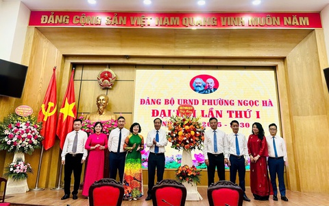 Tổ chức thành công Đại hội Đảng bộ UBND phường Ngọc Hà lần thứ I, nhiệm kỳ 2025 - 2030