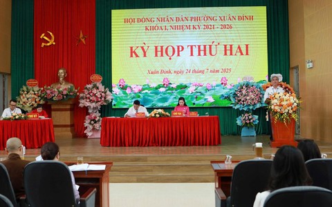 HĐND phường Xuân Đỉnh tổ chức kỳ họp thứ 2 thông qua nhiều nghị quyết quan trọng