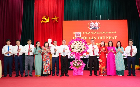 Đại hội Đảng bộ UBND xã Chuyên Mỹ lần thứ I: Quyết tâm xây dựng chính quyền hiệu năng - hiệu lực - hiệu quả