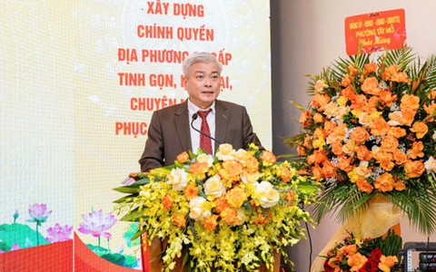Thành ủy Hà Nội công bố, trao Quyết định thành lập phường và công tác cán bộ tại phường Đại Mỗ