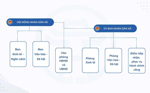 Bộ máy tổ chức xã Hưng Đạo
