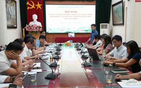Hội nghị cập nhật tiến độ và thảo luận chương trình phối hợp dự án ATTP vì sự phát triển (DA Safegro)