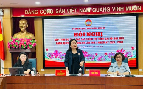 Dự thảo Báo cáo chính trị Đại hội Đảng bộ phường Đống Đa dễ hiểu, chất lượng cao