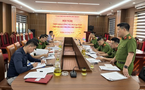 Phường Phú Thượng triển khai, thực hiện công tác quản lý nhà nước về phòng cháy, chữa cháy và cứu hộ, cứu nạn