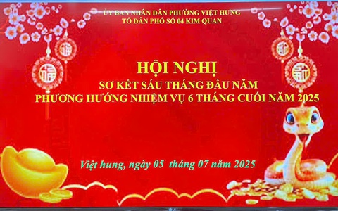 TDP: Tổ chức họp Hội nghị dân chính sơ kết 06 tháng đầu năm và triển khai nhiệm vụ 06 tháng cuối năm 2025