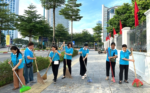 Cán bộ, đoàn viên, hội viên, Nhân dân phường Cầu Giấy tích cực tham gia tuyên truyền hưởng ứng mô hình Chính quyền địa phương hai cấp