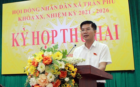 HĐND xã Trần Phú khoá XX, nhiệm kỳ 2021-2026: tổ chức thành công kỳ họp thứ hai