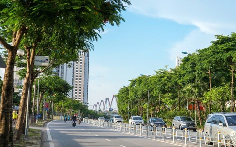 Hà Nội phân làn phương tiện trên đường Võ Chí Công từ ngày 9/7