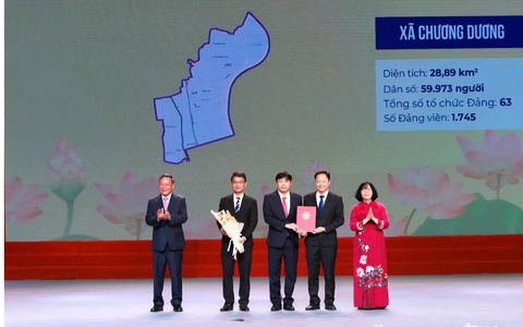 Xã Chương Dương: Những thông tin chi tiết sau sắp xếp