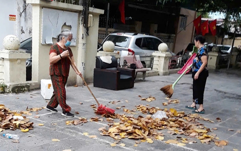 Phường Thanh Xuân triển khai kế hoạch tổ chức Lễ ra quân tổng vệ sinh môi trường trên địa bàn phường
