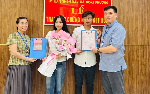 Điểm phục vụ hành chính công Đoài Phương: Hướng tới nụ cười, niềm vui của nhân dân