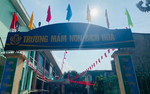 TRƯỜNG MẦM NON BÍCH HÒA RỰC RỠ CỜ HOA CHÀO MỪNG ĐẠI HỘI ĐẢNG XÃ BÌNH MINH LẦN THỨ I, NHIỆM KỲ 2025 – 2030