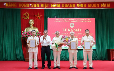 Chi hội Cựu Công an Nhân dân xã Thượng Phúc tổ chức Lễ ra mắt và kỷ niệm 80 năm ngày truyền thống Công an Nhân dân Việt Nam (19/8/1945 – 19/8/2025)