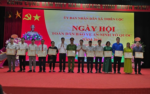 UBND - BCĐ 138 xã Thiên Lộc tổ chức Lễ kỷ niệm 