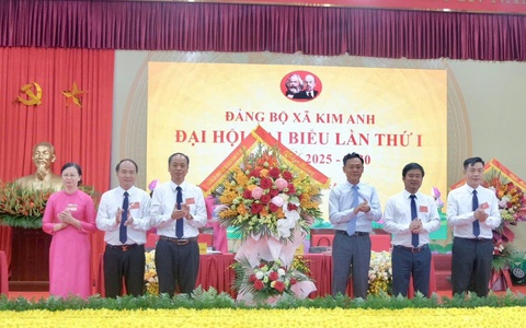 Đại hội đại biểu Đảng bộ xã Kim Anh lần thứ I, nhiệm kỳ 2025-2030: Phát huy tinh thần tự lực, xây dựng xã Kim Anh văn minh, hiện đại, hạnh phúc.
