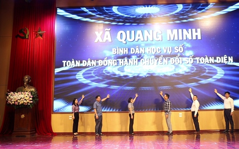 Xã Quang Minh phát động phong trào “Bình dân học vụ số”