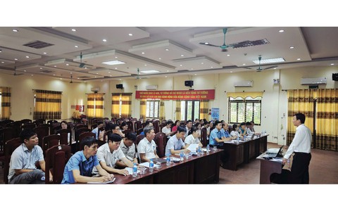 Phòng giao dịch Ngân hàng Chính sách xã hội Ba Vì tổ chức hội nghị tập huấn công tác ủy thác cho vay giữa Ngân hàng Chính sách xã hội và các tổ chức chính trị - xã hội