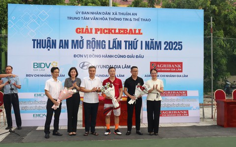 Giải Pickleball xã Thuận An mở rộng lần I năm 2025 thành công tốt đẹp