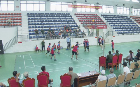 Hội Cựu chiến binh xã Phúc Thịnh tổ chức Giải bóng chuyền hơi năm 2025