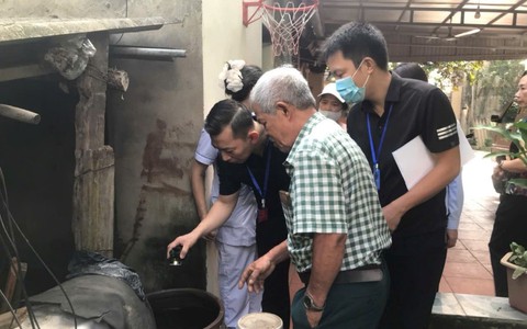 Giám sát diệt bọ gậy phòng, chống sốt xuất huyết