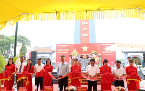 Xã Mê Linh: Khánh thành công trình nghĩa trang liệt sĩ Văn Khê