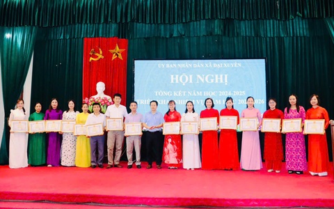 Xã Đại Xuyên: Tổng kết năm học 2024-2025, triển khai nhiệm vụ năm học 2025-2026