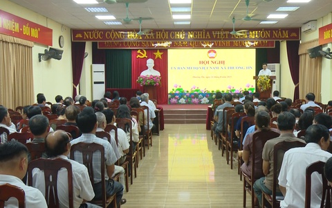 Hội nghị MTTQ xã Thường Tín chuẩn bị công tác Đại hội MTTQ xã Thường Tín lần thứ I nhiệm kỳ 2025-2030