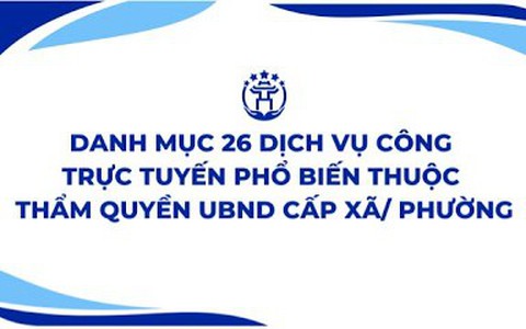CÁC VIDEO HƯỚNG DẪN DỊCH VỤ CÔNG TRỰC TUYẾN