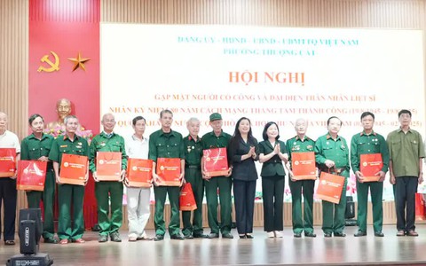 Thượng Cát gặp mặt tri ân gia đình chính sách nhân kỷ niệm 80 năm Quốc khánh 2/9