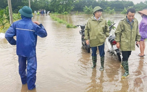 Thuận An khẩn trương ứng phó, khắc phục hậu quả mưa bão, úng ngập