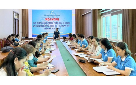 Hội LHPN xã Đại Thanh triển khai kế hoạch tổ chức Đại hội đại biểu lần thứ I, nhiệm kỳ 2025 – 2030