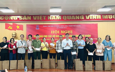 Chi nhánh số 4 - Trung tâm Phục vụ hành chính công thành phố Hà Nội tổ chức kỷ niệm 80 năm Ngày Quốc khánh 2/9