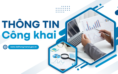 Công bố công khai dự toán ngân sách phường Việt Hưng năm 2025