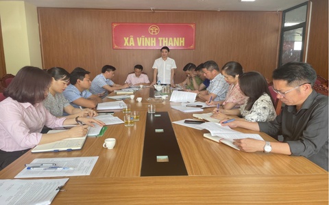 Phòng giao dịch Ngân hàng Chính sách xã hội Đông Anh triển khai ký kết Hợp đồng ủy thác với Hội đoàn thể xã Vĩnh Thanh