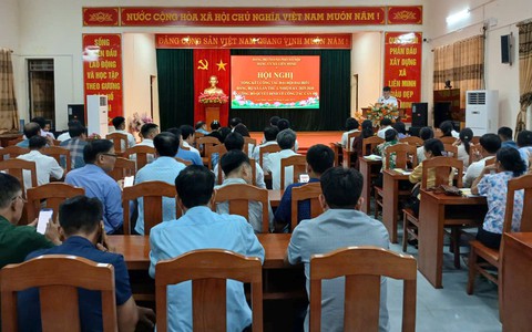 Tổng kết công tác Đại hội đại biểu Đảng bộ xã lần thứ I, nhiệm kỳ 2025-2030 và công bố quyết định về công tác cán bộ