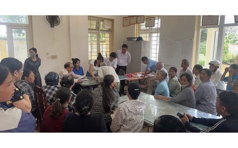 Xã Phúc Lộc cơ bản hoàn thành chi trả quà 2/9 của Chính phủ đúng tiến độ, người dân đồng tình, phấn khởi