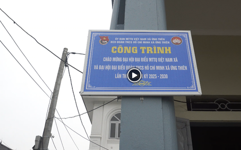 Bàn giao các công trình sân chơi thiếu nhi và thiết bị thể dục thể thao tại thôn Phù Yên và Viên Ngoại